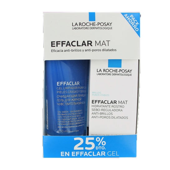 La Roche Posay Embalagem Creme Eficaclar 40ml + Gel 200ml