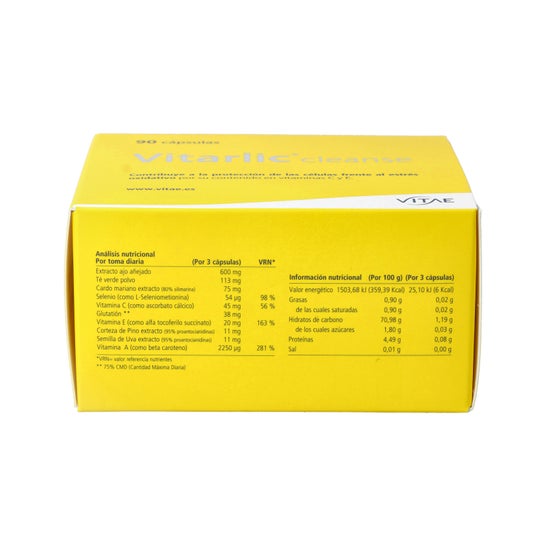 Limpeza Vitarlic Cleanse 90caps