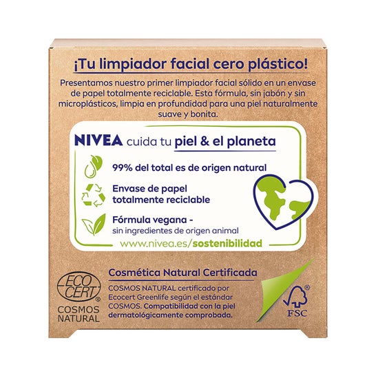 Nivea Naturally Good Limpiador Facial Exfoliante Imperfecciones 75ml