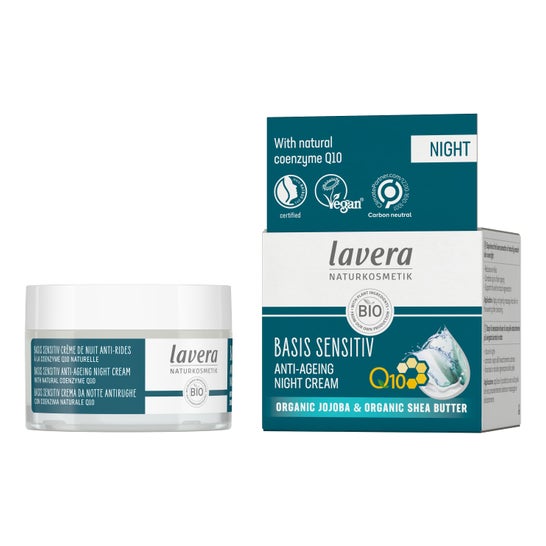 Lavera Crema Notte Antirughe Q10 Orgânico 50ml