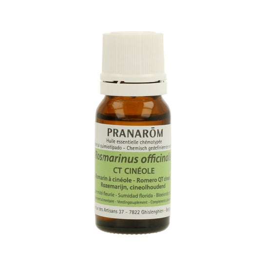 PranarÃ «m óleo essencial de alecrim QT cineol 10ml