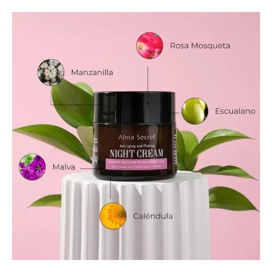Alma Secret Multi-Repair Night Mosqueta, Escualano e Hyaluronic 50ml Alma Secret Multi-Repair Night Mosqueta, Escualano e Hyaluronic 50ml