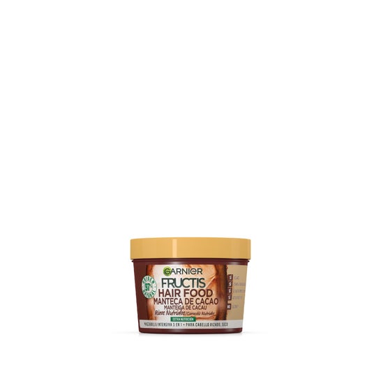 Garnier Fructis Hair Food Manteca de Cacao Mascarilla Rizos Nutridos 390ml