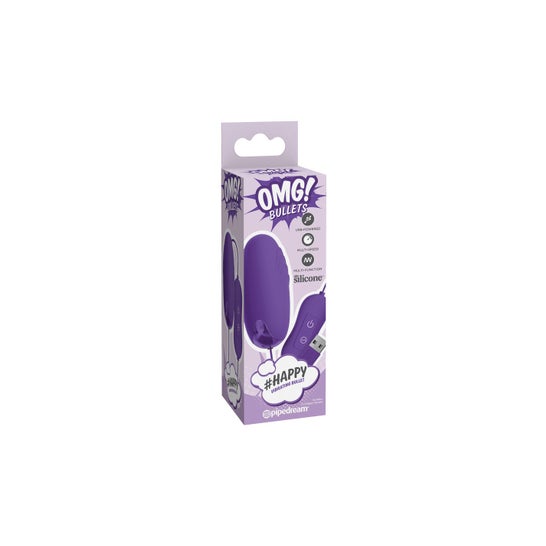 OMG! Happy Powerful Bullet Vibrating Lilac 1pc