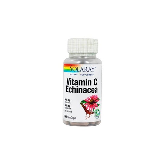 Solaray Vitamina C + Echinacea 60caps
