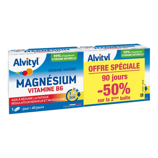 Alvityl Magnésio Vitamina B6 2X45pcs