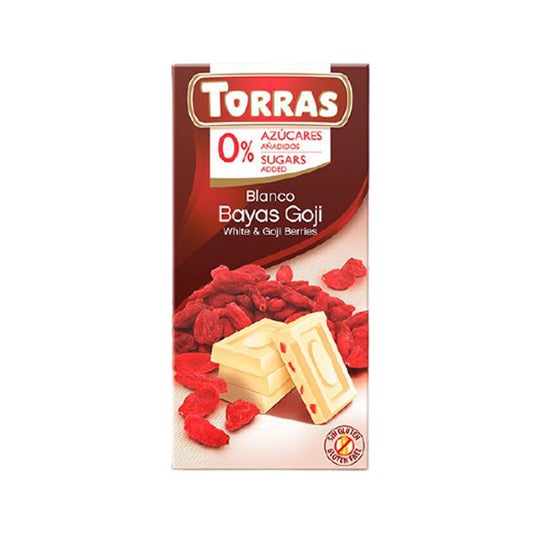 Torras Choco Branco Goji Berries S/Az/G 75g