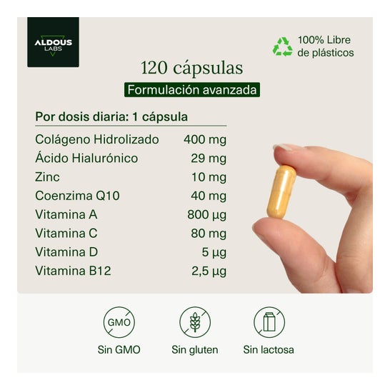 Aldous Labs Colágeno 120 cápsulas