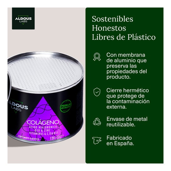 Aldous Labs Colágeno 120 cápsulas