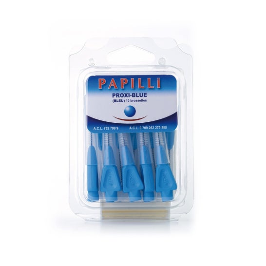 Papilli Clippee Proxi Blue Interdental Brushes 10 peças