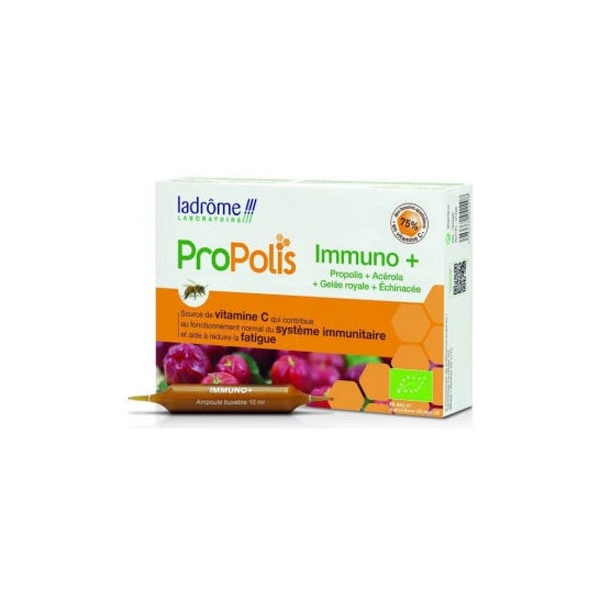Ladrôme Própolis Immuno+ Bio 20 Ampolas 10ml