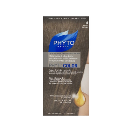 Phyto color matiz 6 louro escuro 1ud