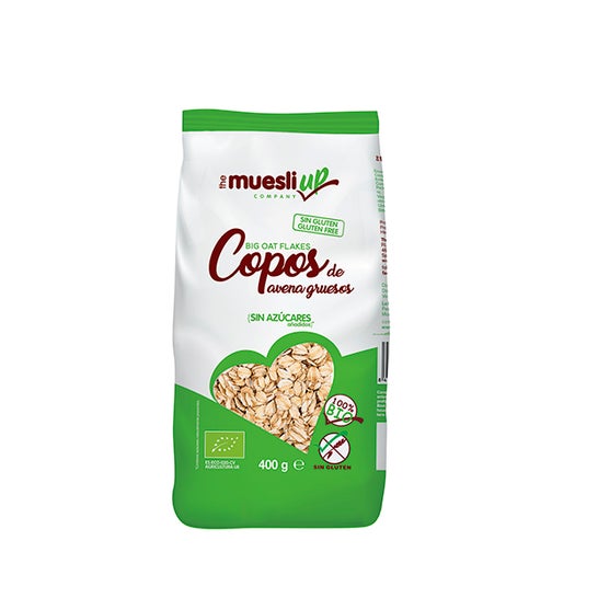 The Muesli Up Copos Avena Gruesos Sin Gluten Bio 400g