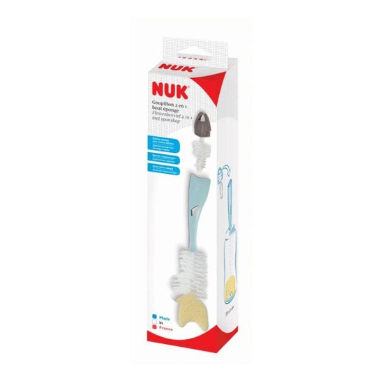 Nuk 2en1 Cepillo Esponja 1ud