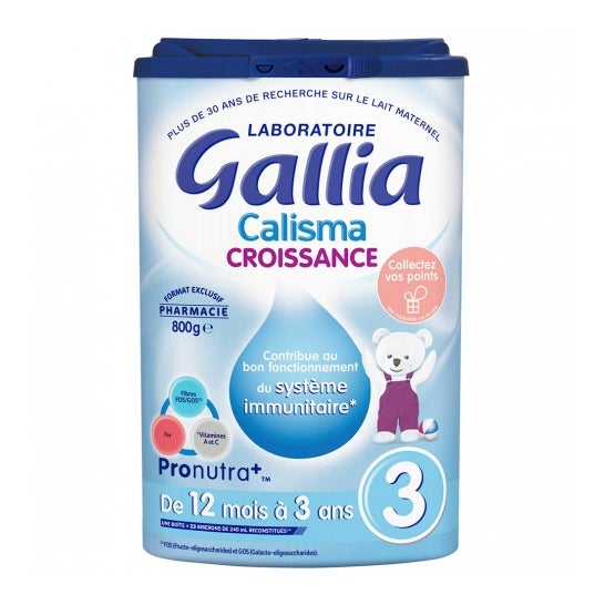 Crescimento do Calisma Gallia 800g