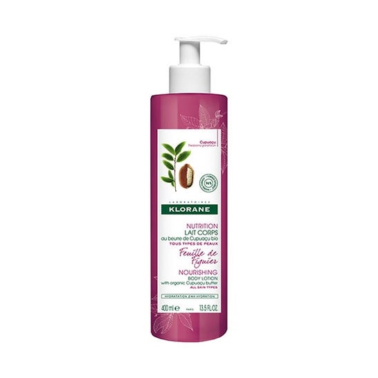 Leite Klorane Feuille de Figuier Body Milk com Manteiga de Cupuaçu 400ml