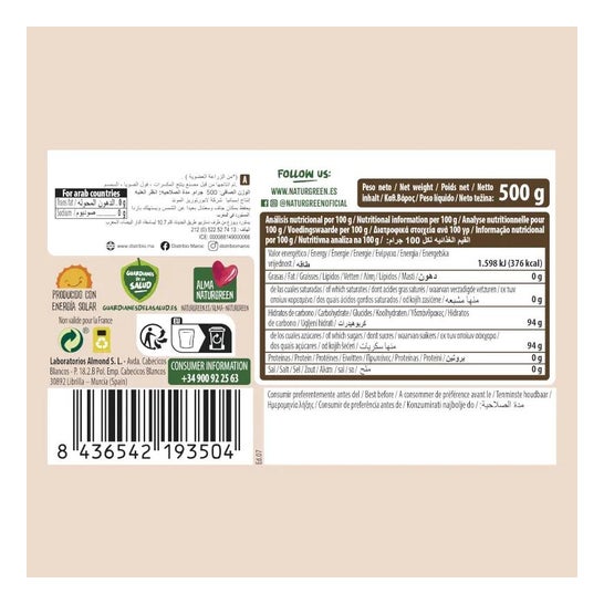 Naturgreen Panela Bio 500g Naturgreen Panela Bio 500g