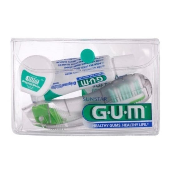 Kit de viagem da goma (Escova de dentes+Fio dental+Pasta de dentes+Pastas de dentes+Pickas macias) Kit de viagem