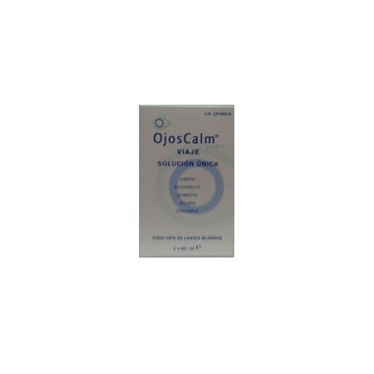 Solução de viagem única OjosCalm 30ml + 30ml