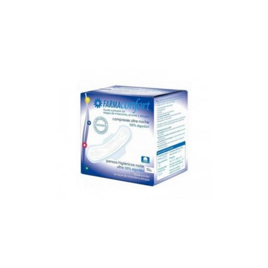Farmaconfort Ultrafine Compresses Night with Wings 10 unidades