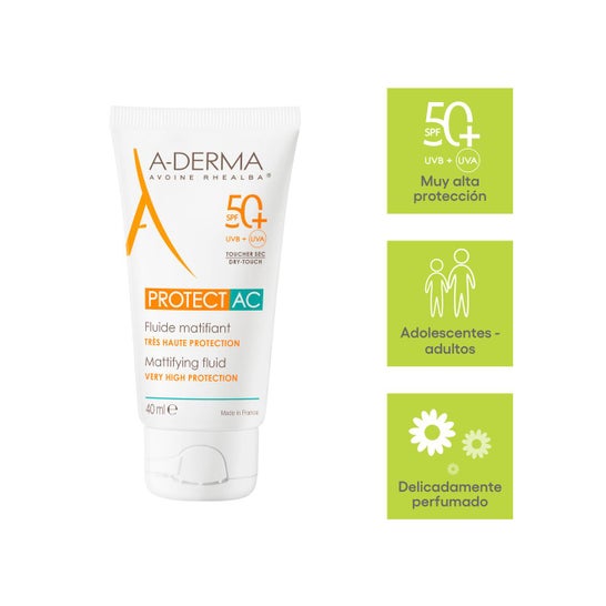 A-Derma Protect Matificante SPF50+ 40ml