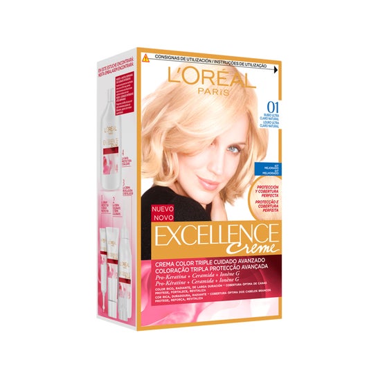 L'Oreal Set Excellence Creme Tint 01 Louro Natural Ultra Leve