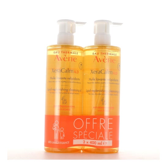 Óleo de Limpeza Avene XeraCalm A.D. 2x400ml