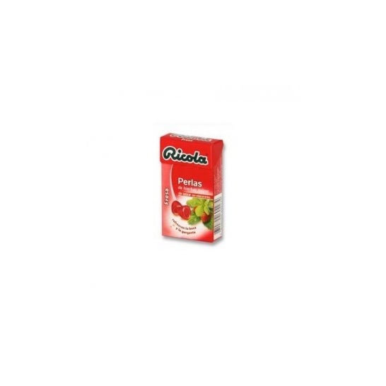 Pérolas de morango Ricola sem açúcar 25g