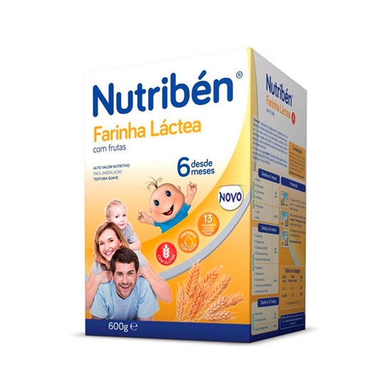 Nutribén Farinha Láctea com Frutas 600g