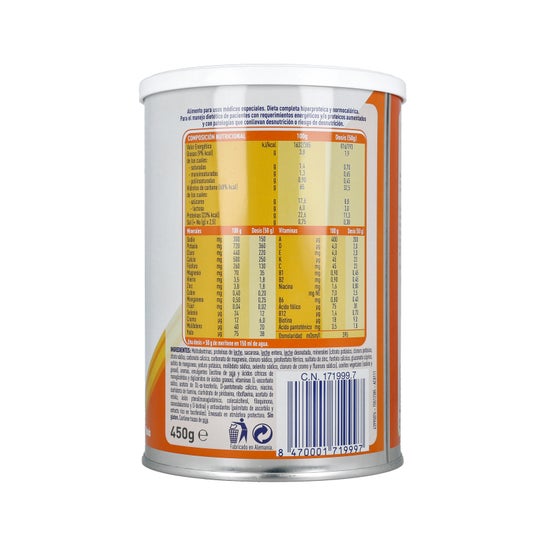 Pote de sabor de baunilha Meritene 450g