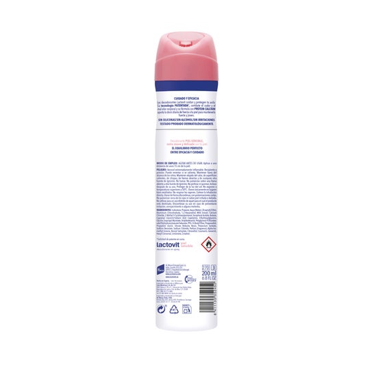 Lactovit Desodorizante Rosa sensível 200ml