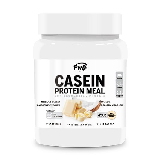 PWD Casein Protein Meal White Chocolate & Coco 450g