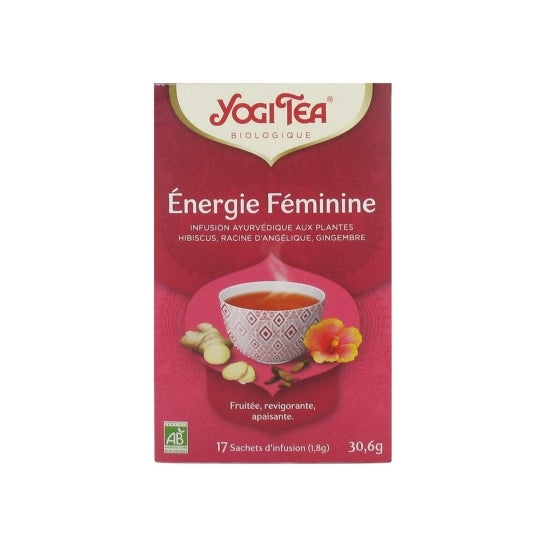 Chá Yogi Energia Feminina 17 saquinhos de chá