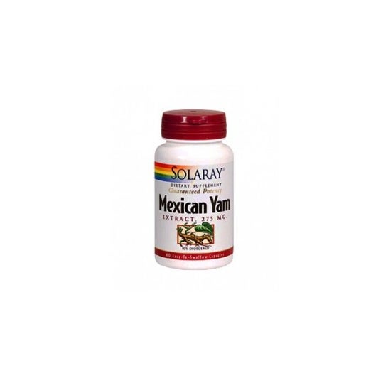 Yam Mexicano Solaray 275mg 60cáps