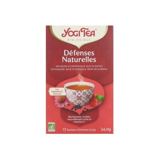 Yogi Tea Natural Defesas 17 saquinhos de chá