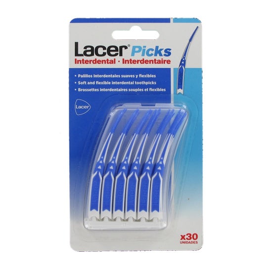 Lacer Interdental Brush Picks 30 Unidades