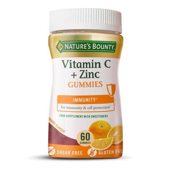 Vitamina C e Gomas de Zinco 60Comp da Nature Bounty