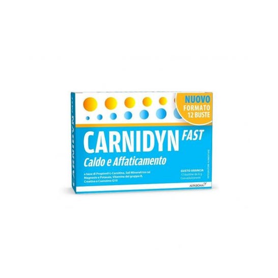 Carnidyn Fast Hot And Fatiga Suplemento 12 Sobres
