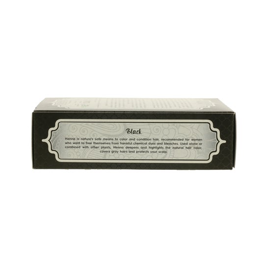 Radhe Shyam Henna cor preta 100ml