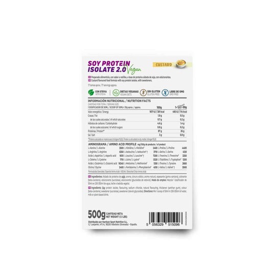 HSN Proteína de Soja Aislada 2.0's Natillas 500g