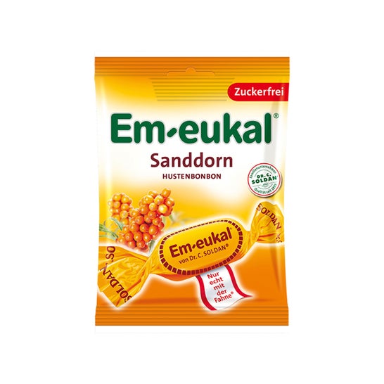 Em-Eukal Espinheiro Maritimo Rebuçados Tosse Sem Açúcar 75g