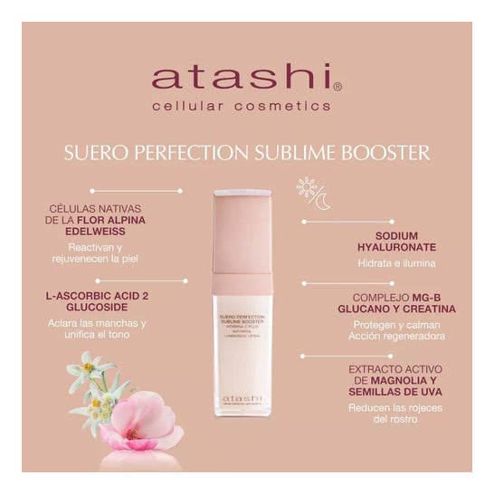 Atashi ™ Cellular Perfection Skin Sublime anti-fadiga impulsionador luminosidade 50ml Atashi ™ Cellular Perfection Skin Sublime anti-fadiga impulsionador luminosidade 50ml