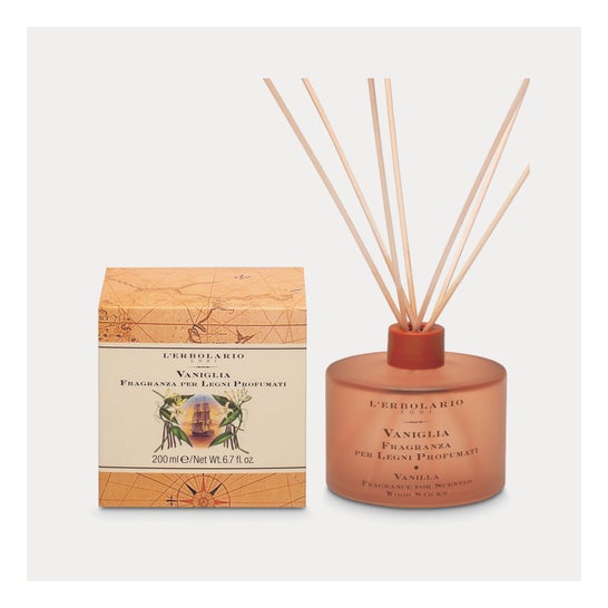 L’Erbolario Baunilha Fragrância para Difusor de Varetas 200 ml