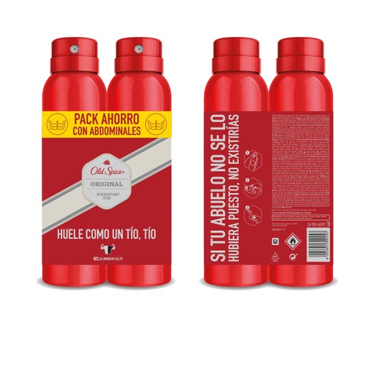 Old Spice Capitan Spray Desodorizante Original Pack 2x150ml