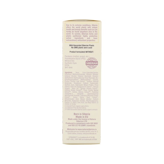 Natura Siberica creme dia rejuvenescedor lifting 50ml