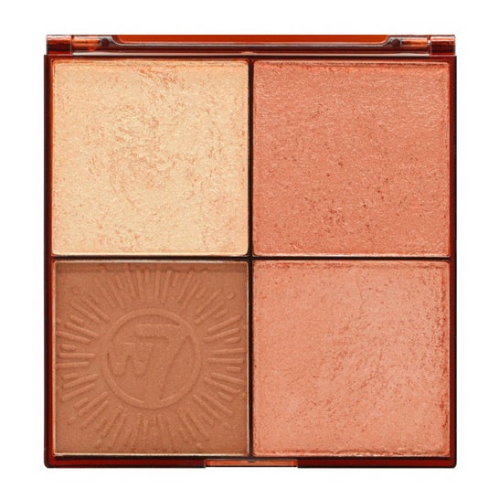 W7 Bronze Brilliance Bronze And Glow Palette Medium Dark 14g