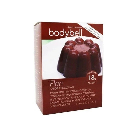 Bodybell Flan Chocolate Sabor 7 sachets