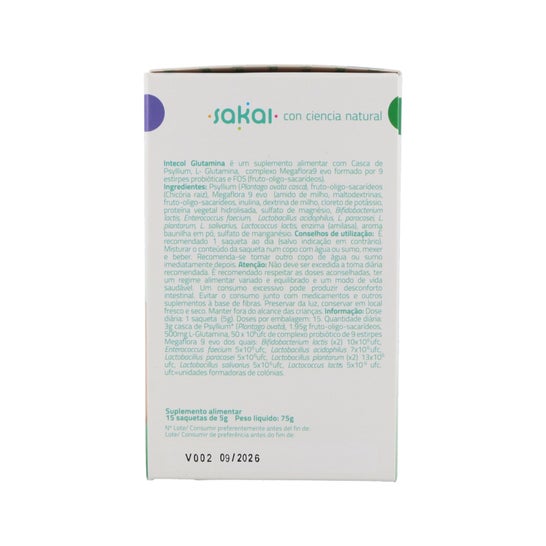 Sakai Intecol Glutamina 15 Sachets