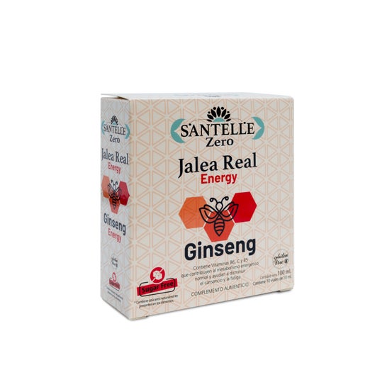 Santelle Royal Jelly Energy Com Ginseng 10 Tubos