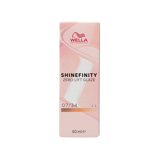 Wella Shinefinity Tinte Zero Lift Glaze Color 07/34 90ml